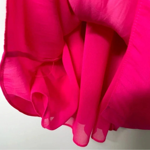 Lilly Pulitzer Hot Pink Kristine Halter Top Size Large - Picture 3 of 9